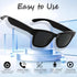 XOOMEER 160+Languages AI Smart Glasses with Color-Change Lenses Bluetooth Glasses for Men Women with Translation Voice