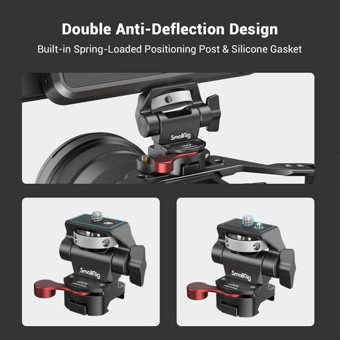 SMALLRIG Field Monitor Mount with NATO Clamp, Camera Monitor Holder for 5” and 7” Monitors