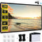 Foldable 60-inch Projector Screen, XINLEMY 4K 16:9 HD Portable Double-Sided Cinema Screen for Home Theater
