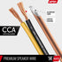 Install Link 14 AWG Gauge Speaker Wire Cable (30 Feet) for Stereo, Car or Home Theater, CCA
