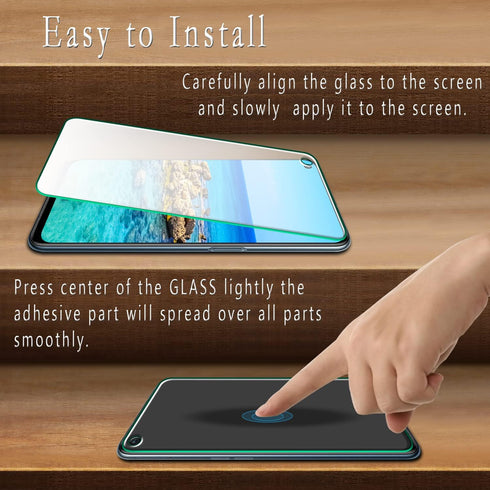 HPTech (2 Pack) OnePlus Nord N200 5G Screen Protector - Tempered Glass, 9H Hardness, Anti Scratch, Bubble Free