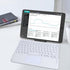Wireless Bluetooth Keyboard with Touchpad, Portable Ultra Slim 7-Colors Backlit Keyboard, 10 inch Rechargeable for