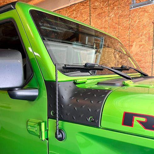 VOFONO 13 Inch Antenna for Jeep Wrangler Gladiator 2007-2025, Short Antenna for JL JK Rubicon Sahara Sport Accessories