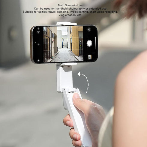 Serounder 4.72in 27.55in 360 Compact Selfie Stick Folded, Extendable to Wireless Bluetooth, Rotation Phone Holder