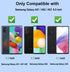 3 Pack Anti Blue Light Tempered Glass Screen Protector Compatible with Samsung Galaxy A53/A52/A51, 9H Hardness HD Film