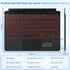 Keyboard Case for Surface Go (3/2/1) - Black, Magnetic Detachable, Rechargeable Bluetooth Keyboard with Trackpad, 7