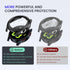 Goton Waterproof Case for Galaxy Watch 5 & 4 with Screen Protector 44mm, No Fog Tempered Glass Face Cover