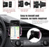 Bling Car Phone Holder, 360 Degree Adjustable Crystal Auto Dashboard Air Vent Mount, Universal for Windshield and