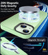 BossKiss iPhone 13 Magnetic Case, Light Green Translucent Matte, Compatible with MagSafe, Screen & Camera Protector