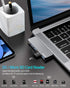 RayCue 6 in 1 USB-C Hub Adapter for MacBook Pro/Air M1 M2 M3 2023 2022 2021 with 3 USB 3.0 Ports