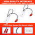 72-5602 Car Replacement Door Speaker Wiring Harness for 2011-2021 Ford F-150, Fusion, Escape, Focus, 2 PCS