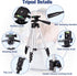 Phone Tripod, Lusweimi 44-inch iPhone Tripod with Holder Mount/Wireless Remote for Cell Phone/Camera