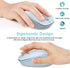 LeadsaiL 2.4GHz 3 1600 Wireless Mouse for Laptop, Silent USB Mouse, Slim Optical Mouse with Buttons, DPI, Works