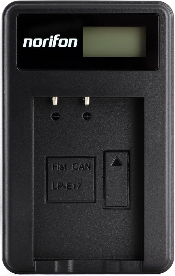 LP-E17 LCD USB Charger for Canon Eos 750D, Eos 760D, Eos M3 Camera