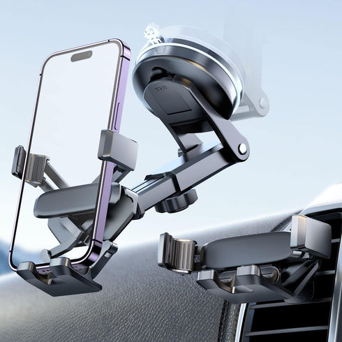 eSamcore Windshield Phone Mount for Car, Gravity Suction Cup Phone Holder for Car Window Dashboard for iPhone 14