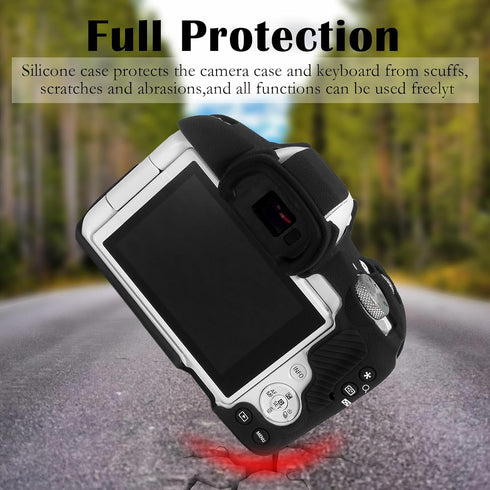 R50 Camera Case, Protective Cover for Canon EOS R50 Mirrorless Vlogging Camera, Soft Silicone Lightweight Bag