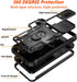 Case for Galaxy A15 5G, Samsung Galaxy A15 Case with Camera Cover & 2 Pcs Screen Protectors, Shockproof Kickstand