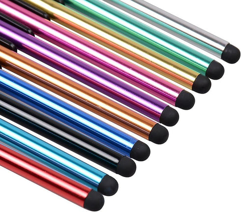 IC ICLOVER 10 Pack Stylus Pen, Lightweight 4.1 inch Metal Capacitive Stylist Pen for Writing/Drawing, Fit for iPhone,