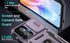 DEERLAMN Galaxy S24 Case - Deep Purple, Military Grade Shockproof, Slide Camera Cover, Screen Protector, Rotated Ring