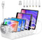 Charging Station for Multiple Devices, 6 Port 50W Fast Multi Charger Station with 6 Mixed Charging Cables for iPhone