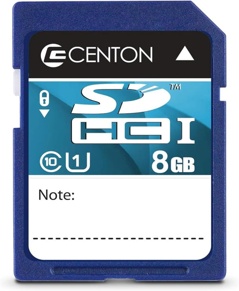 Centon Electronics MP Essential SDHC Card, 8GB UHS1, Ultimate Memory Card for Phones, Tablets, Cameras (5 Bulk Pack)