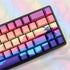 JSJT Keycaps 65 Percent-Side Printed Keycaps, 68 Keys Custom Keycaps, OEM Profile PBT Key Caps for Cherry MX Switches