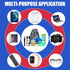 Cell Phone Cleaning Kit, Speaker Cleaner for iPhone, Charging Port Tool, 140PCS