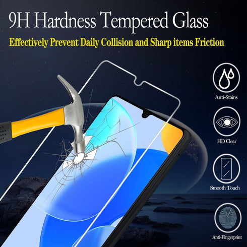 ROHGAO 2-Pack A15 5G A15 6.5 inch Screen Protector for Samsung Galaxy / Tempered Glass, Anti Scratch, Bubble Free