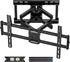 Full Motion TV Wall Mount Bracket for 37-86 Inch TVs, Up to 132lbs, Swivel and Tilt Articulating Wall Mount