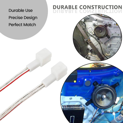 Nulth Front Door Speaker Wiring Harness Adapter Replacement for Hyundai Accent/Azera/Tucson 2005-2021 DashTweeter Speaker Connector Plug Cable Plug, 2PC