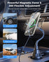 SUPERONE 2024 Newest MagSafe Cup Holder Charger, MagSafe Car Mount Charger 15W Fast Charging with Adjustable Gooseneck