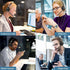 Arama Cell Phone Headset with Mic, Noise Canceling 3.5mm Wired Headset for iPhone, Samsung, PC, Clear Chat