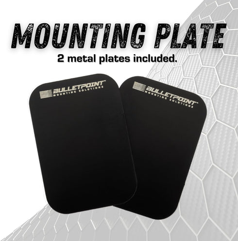 DiabloM6 Magnetic Cell Phone Mount Compatible with iPhone and Android Smartphones - 20mm Attachment Ball - Metal Plate