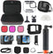 FitStill Accessories Set Bundles Kit with Waterproof Silicone Case for Go Pro Hero 12/11/10/9, Protective Housing,