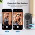 VYVIYON Wireless Camera Remote with Zoom/Camera Switch for Photo and Vlogging Compatible with iOS & Android Smartphone