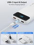 Nusyddy 10000mAh 22.5W 4 Pack 6 Portable Charger, Fast Charging Power Bank with Built-in Cables, Travel Essentials