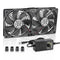 Server Cooling 2 x 120mm Big Airflow Computer Fan 110V-240V with AC