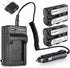 Kastar NP-FM500H Battery and Charger Kit (2-Pack) for Sony DSLR-A100 A200 A300 A350 A450 A500 A550 A560 A580 A700 A850