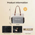 LOVEVOOK 15.6 Inch Tote Bag, Work Bags for Women with Large Cup Holder, Large Capacity Teacher Tote with Multi Pockets