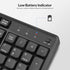 Rii RK209 2.4G 5000 Wireless Keyboard and Mouse, Full-Sized Quiet Wireless Ergonomic Keyboard,Quiet Typing