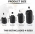 Sopoloray 4pcs Bag,4 Set Camera Lens Sizes Protective Camera Lens Pouch with Drawstring Design,Soft Plush Neoprene