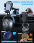 HTU 2024 Ultimate Car Phone Mount, Strongest Suction & Military-Grade Holder for Dashboard Windshield