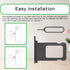 Black SIM Card Slot Replacement for iPhone 11, Single SIM Version Card Tray Holder Adapter with Waterproof Rubber Ring