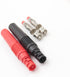 10Pcs Insulated Safety 4mm Banana Plugs, Shrouded Protection for Multimeter Test Leads, DIY Connectors
