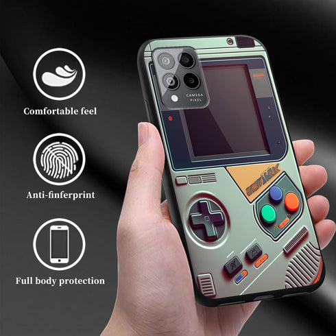 for T-Mobile Revvl 6 Pro Case for Women Men Girls Soft Slim TPU Shockproof Phone Cover Case for Revvl 6 Pro 5G, Retro Game Console Print