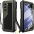 Rugged Heavy Duty Metal Case for Samsung Galaxy Z Fold 5 with Slim S Pen Holder, Full-Body Protection, Green