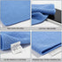 6 6"x 7" Inch Mcsher Microfiber Cleaning Cloths - Pcak, Blue