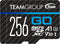 TEAMGROUP GO Card 256GB Micro SDXC UHS-I U3 V30 4K for GoPro & Action Cameras High Speed Flash Memory Card