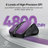TECKNET Rechargeable Wireless Mouse, USB-A Silent Mouse, 6 Adjustable DPI, Ergonomic Cordless Mouse for Laptop, Purple