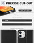 TUCCH Wallet Case for iPhone 12 Pro/iPhone 12 5G, Premium PU Leather Flip Folio Cover with Card Slot and Stand Design